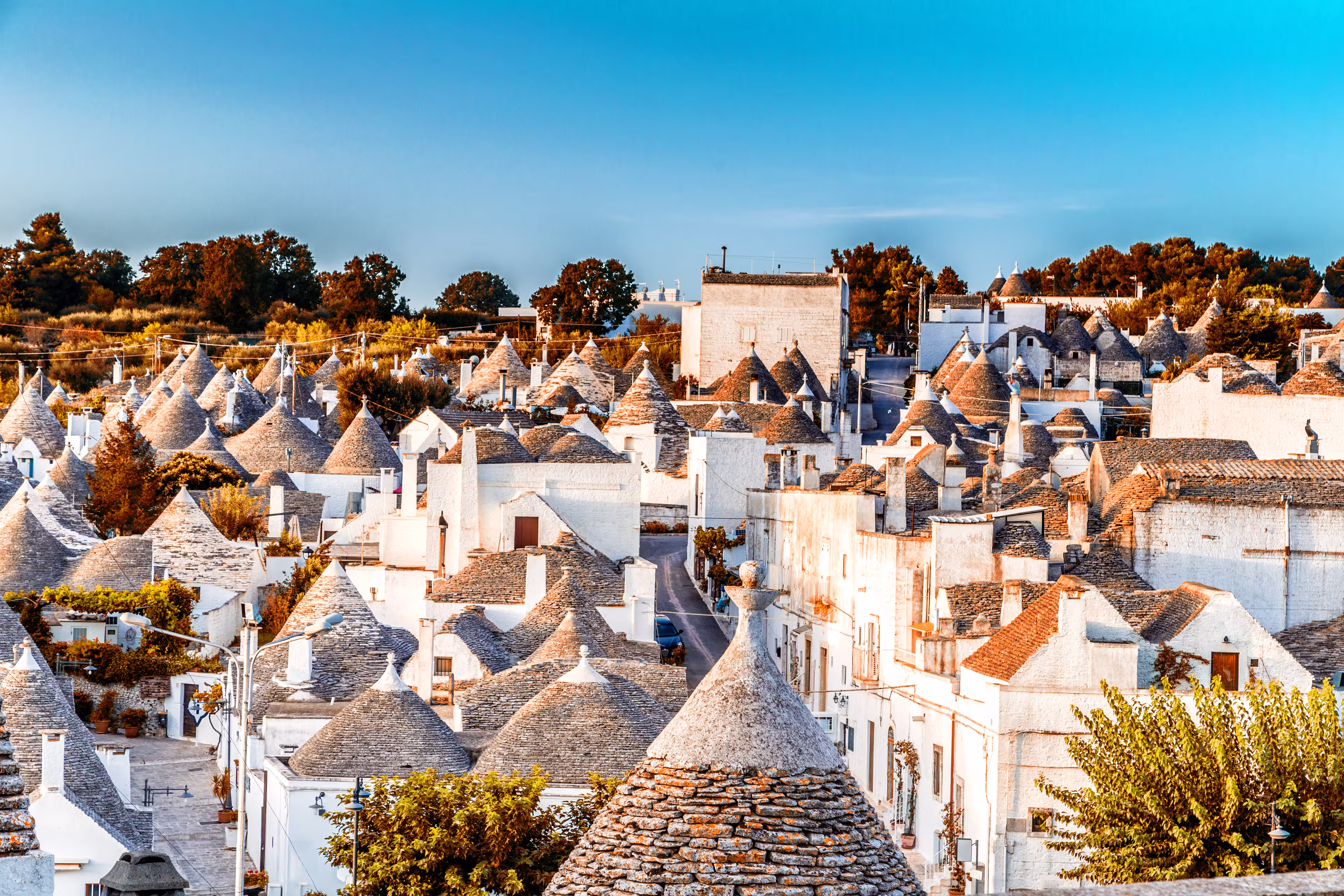 Alberobello Apulien Italien