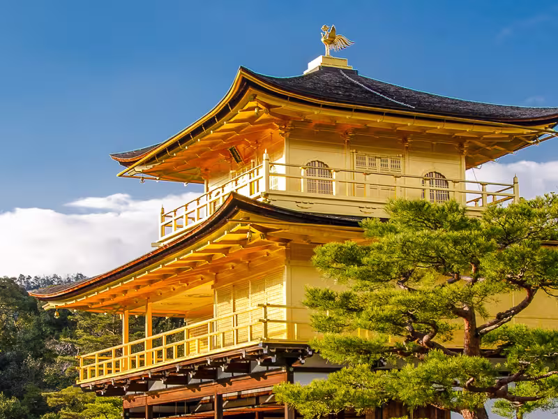 Der goldene Pavillon in Kyoto