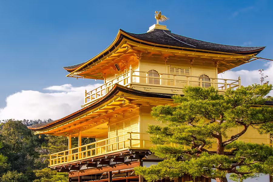 Der goldene Pavillon in Kyoto