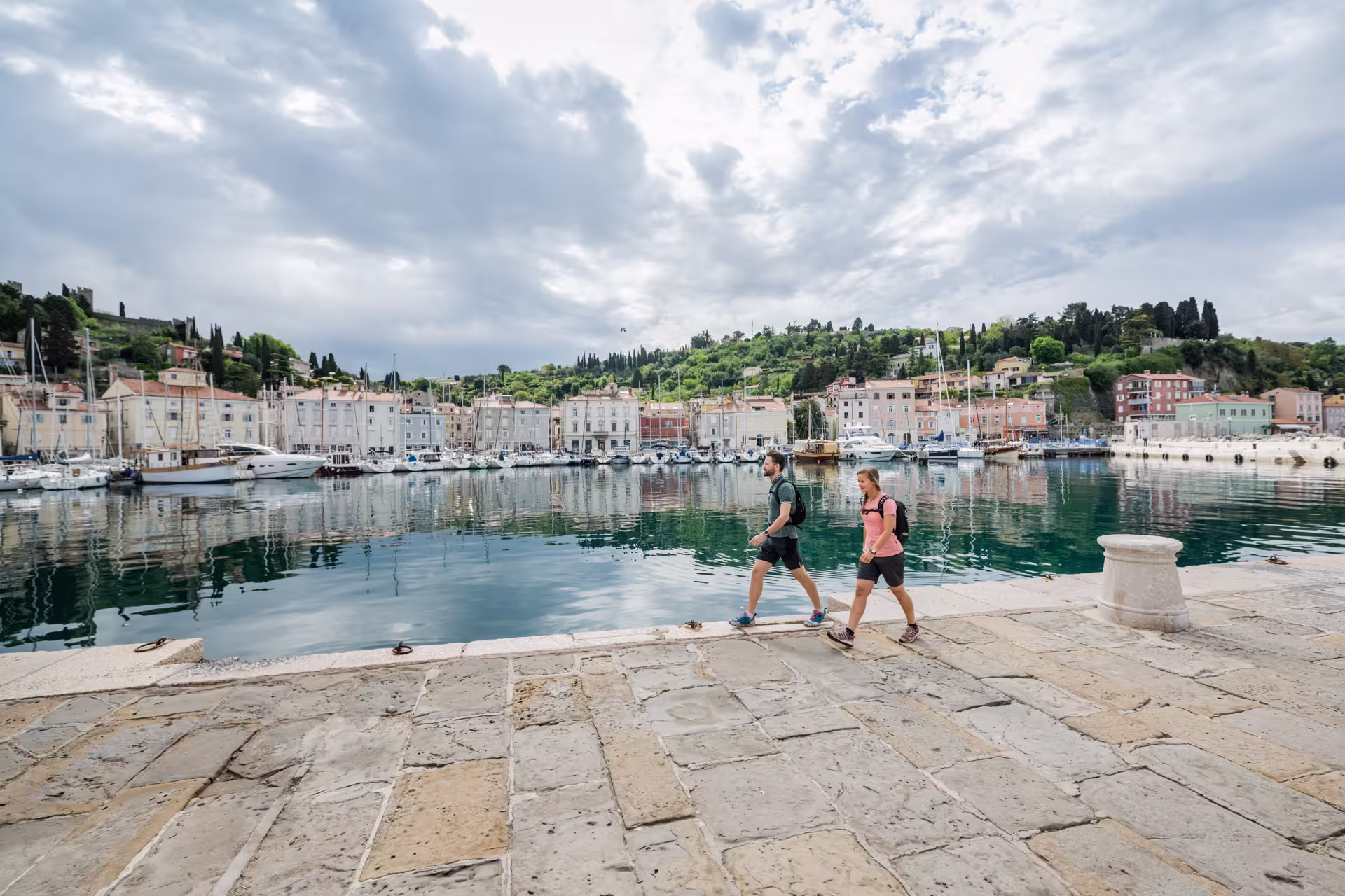 Ein Wanderweg von Monfalcone nach Piran