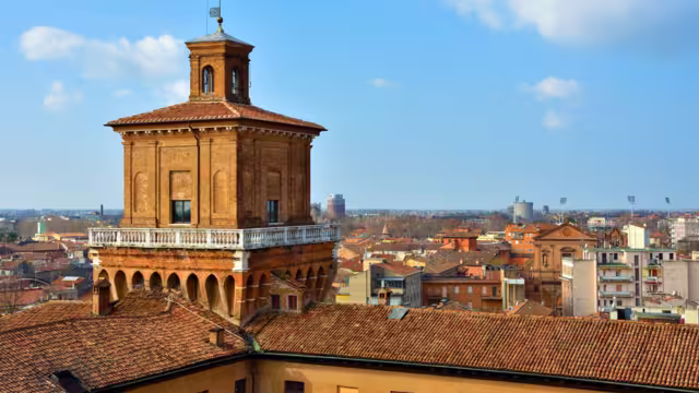 Blick über Ferrara