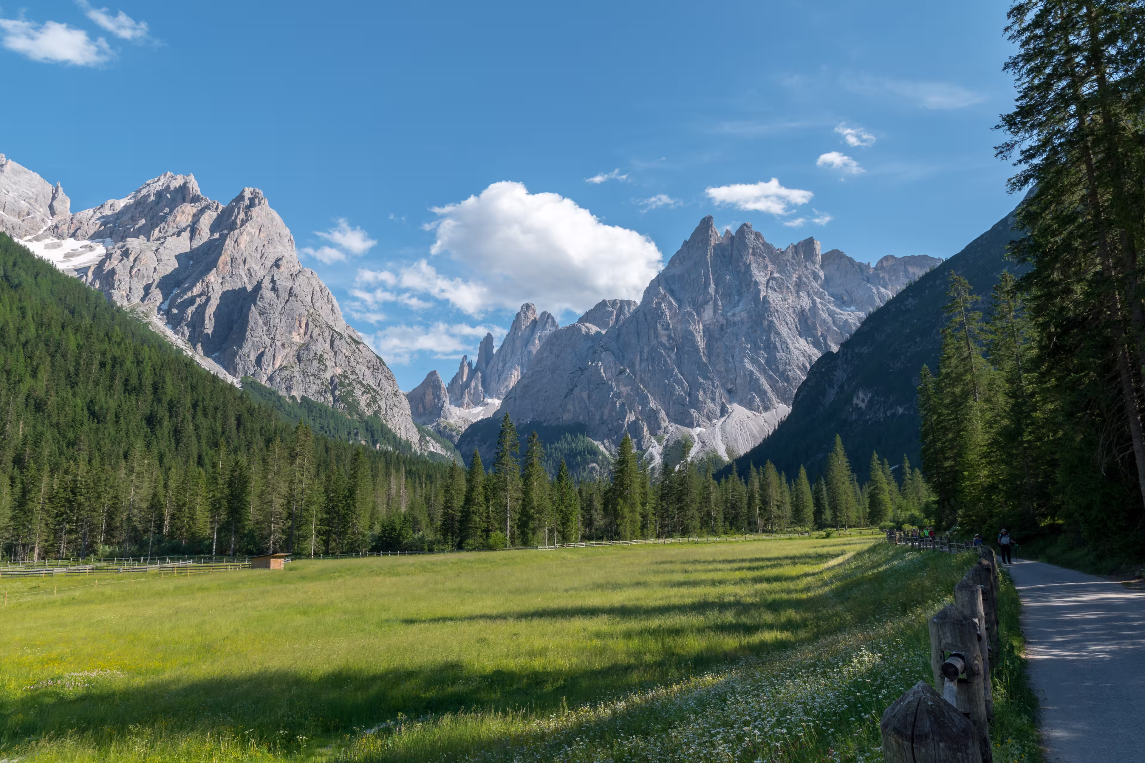 Blick auf die Dolomiten