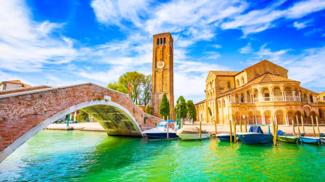 Brücke an der Insel Murano