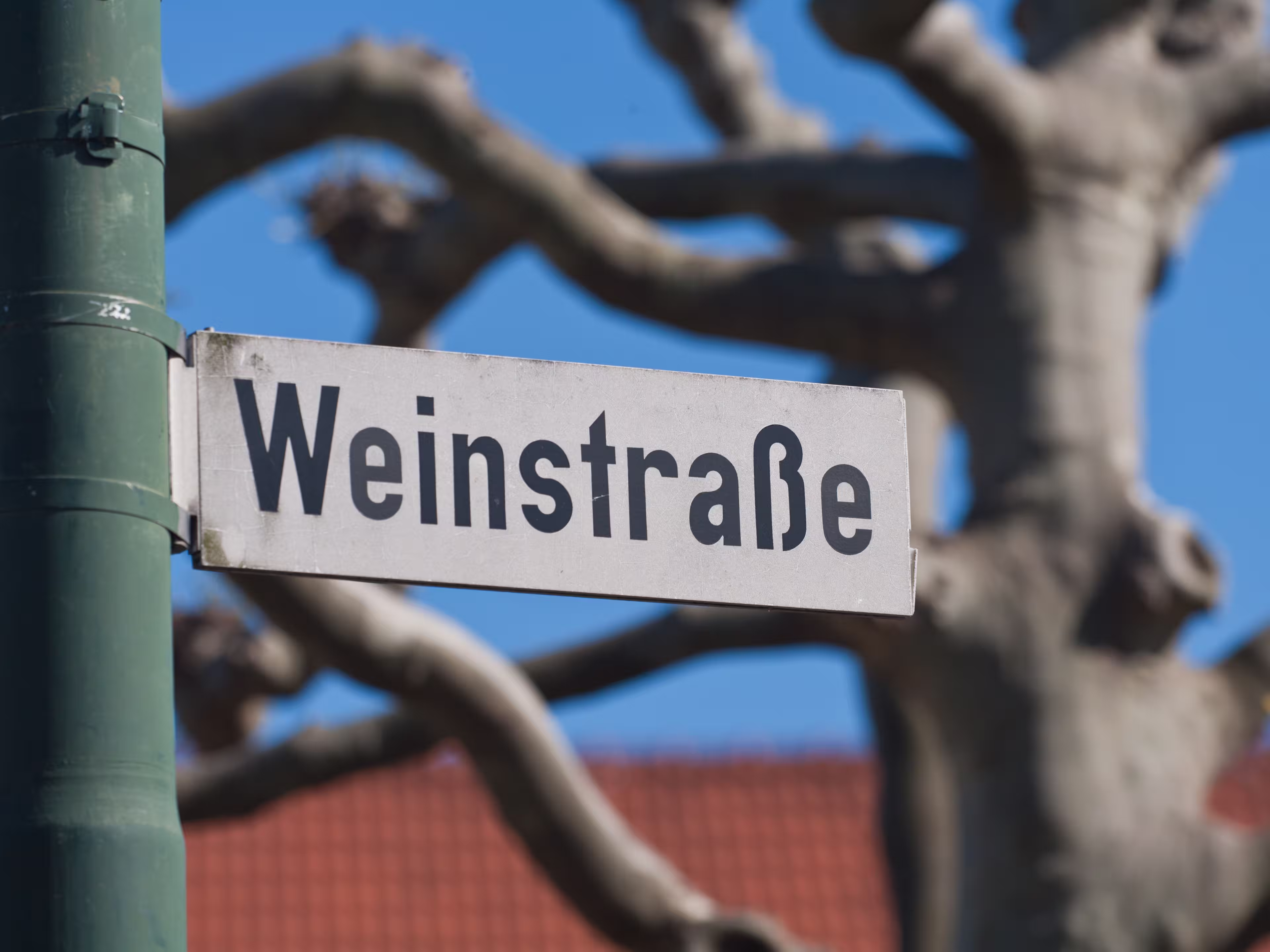Weinstraße Schild