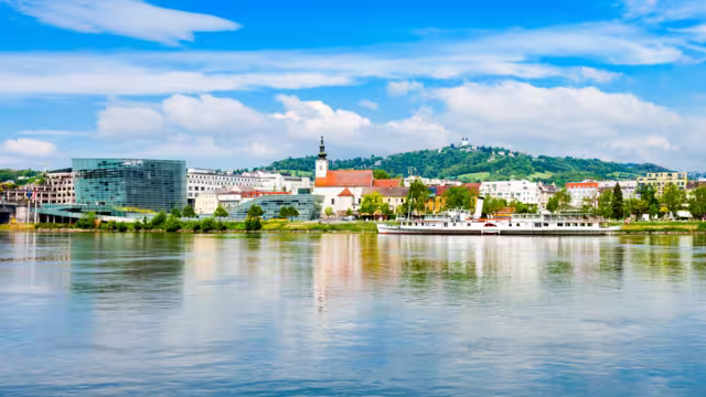 Stadtzentrum von Linz an der Donau