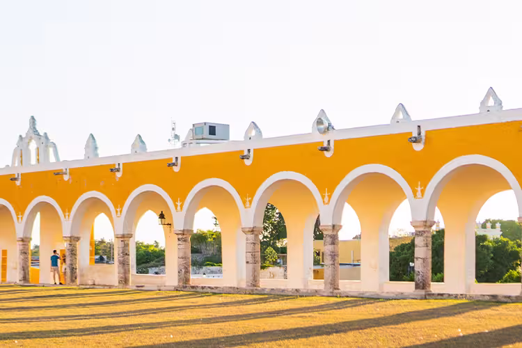 Yellow buildings of Izamal, Mexico