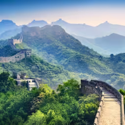 The Great Wall of China.