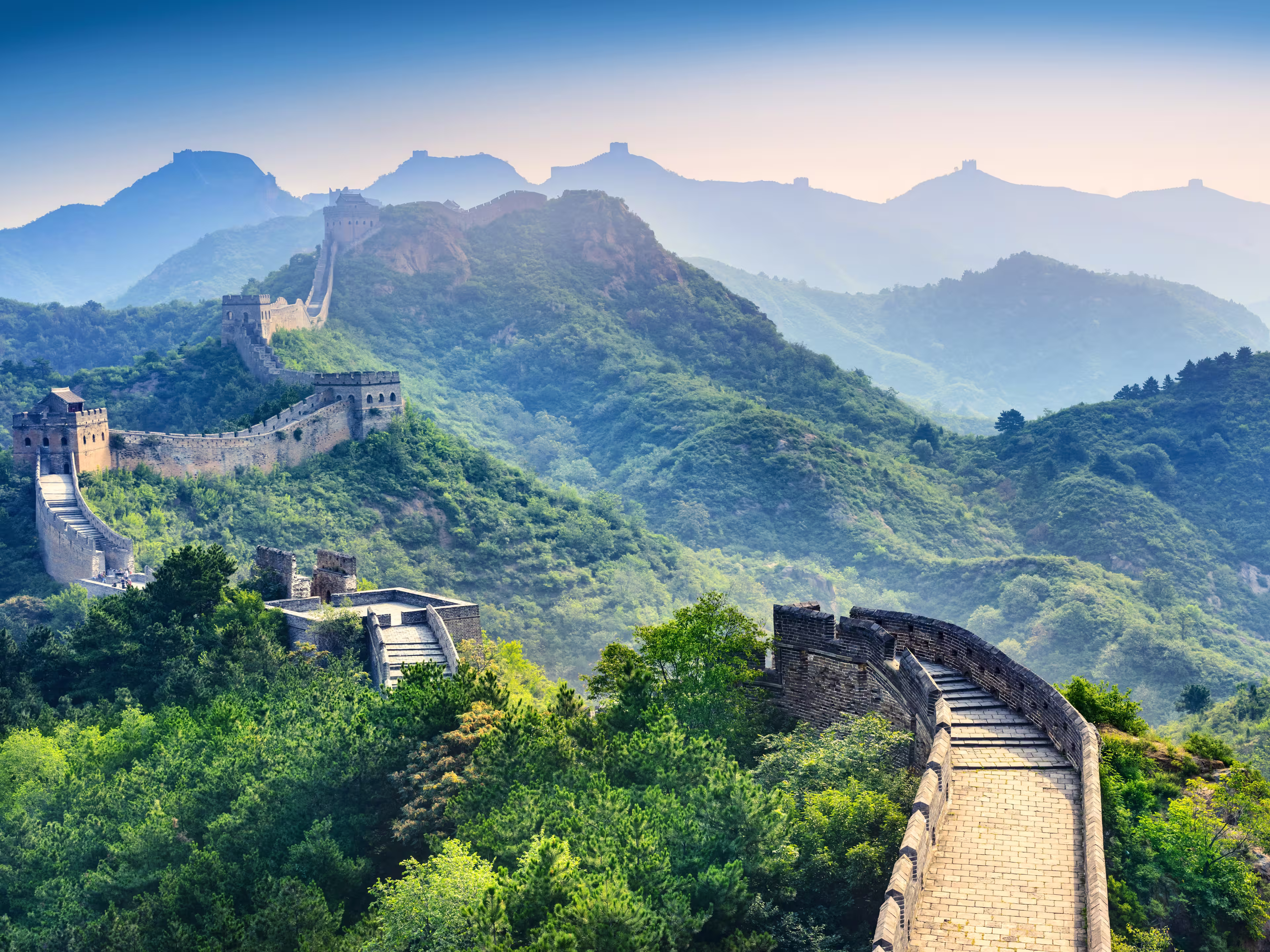 The Great Wall of China.