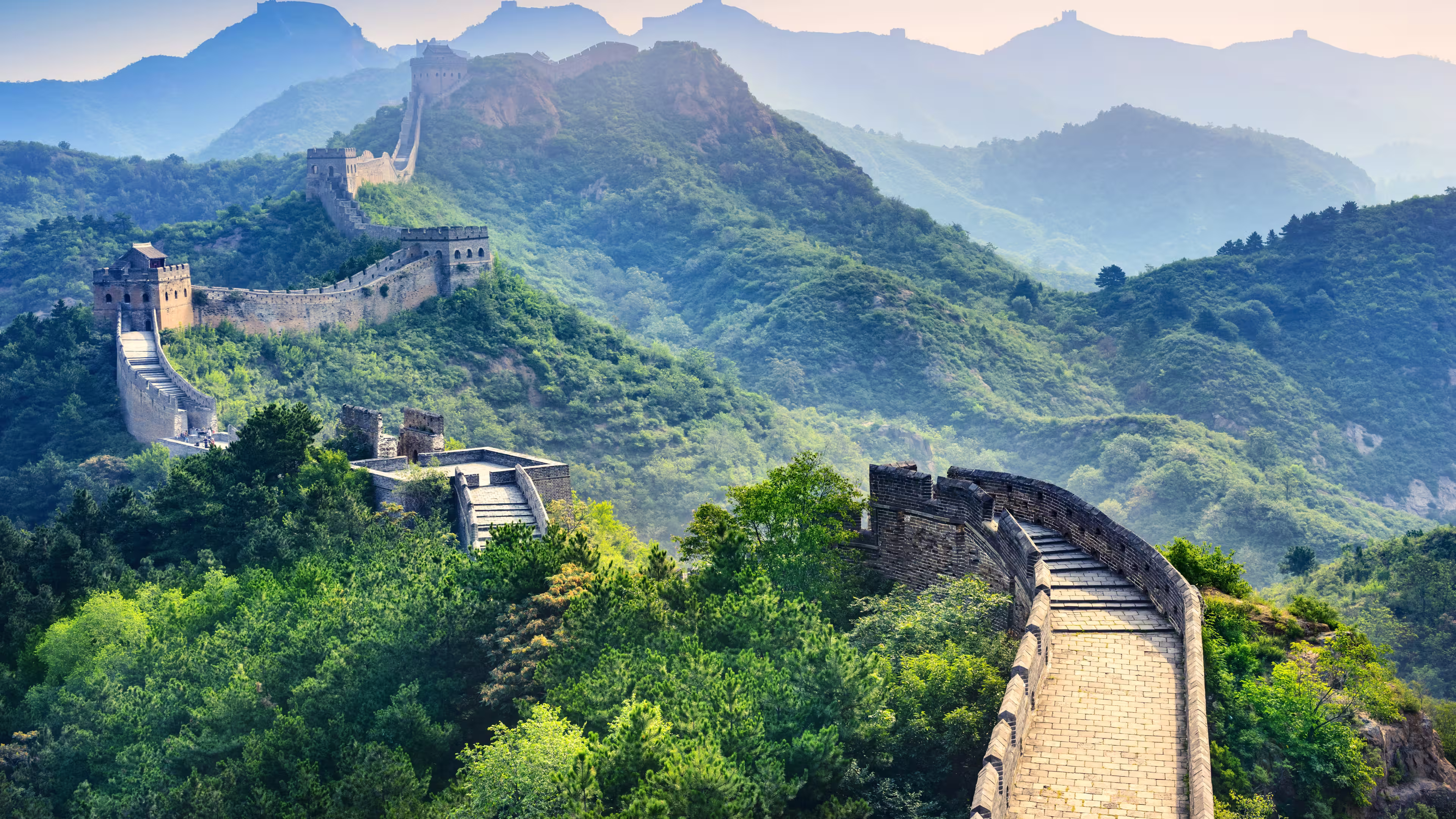 The Great Wall of China.