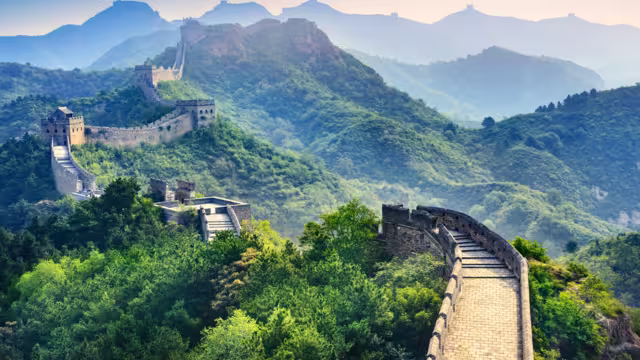 The Great Wall of China.