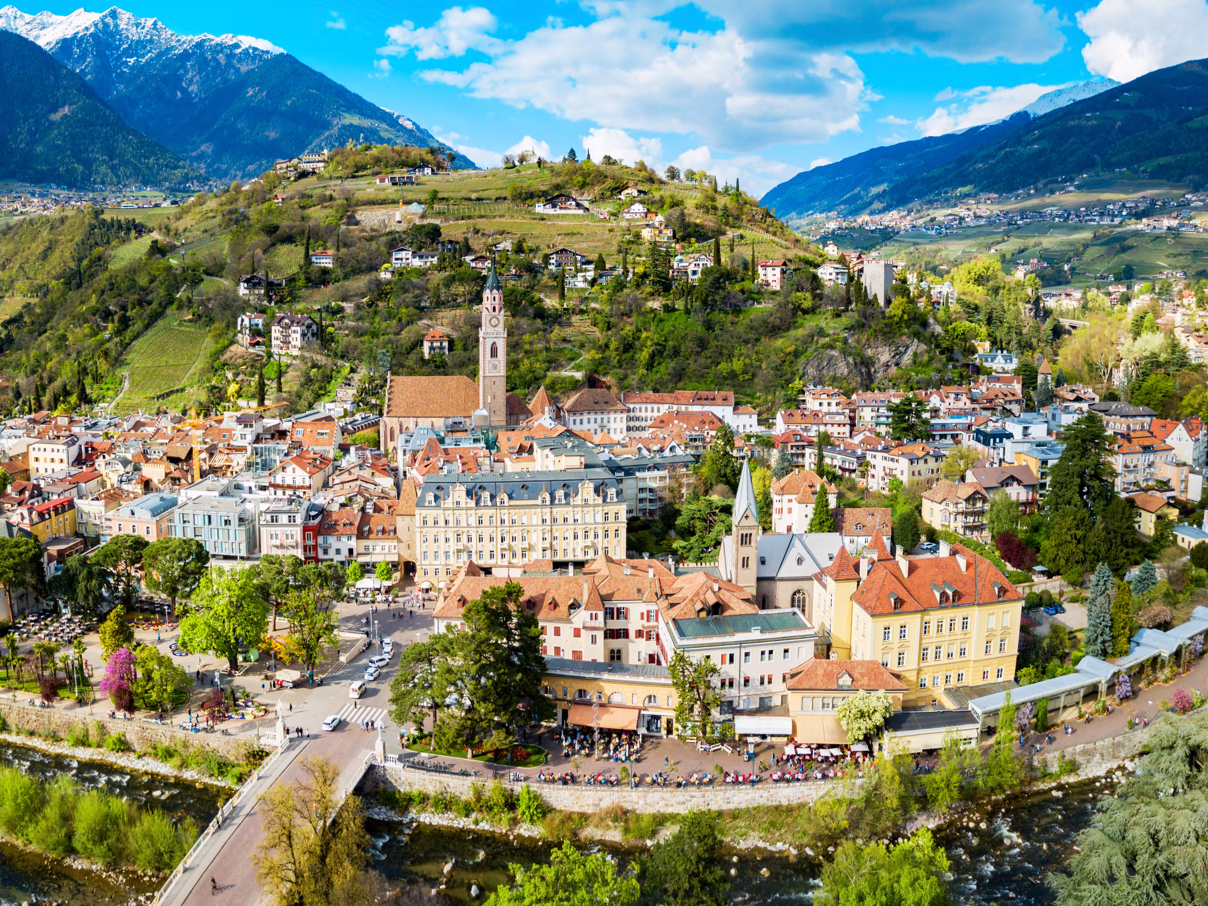 Panoramablick Meran