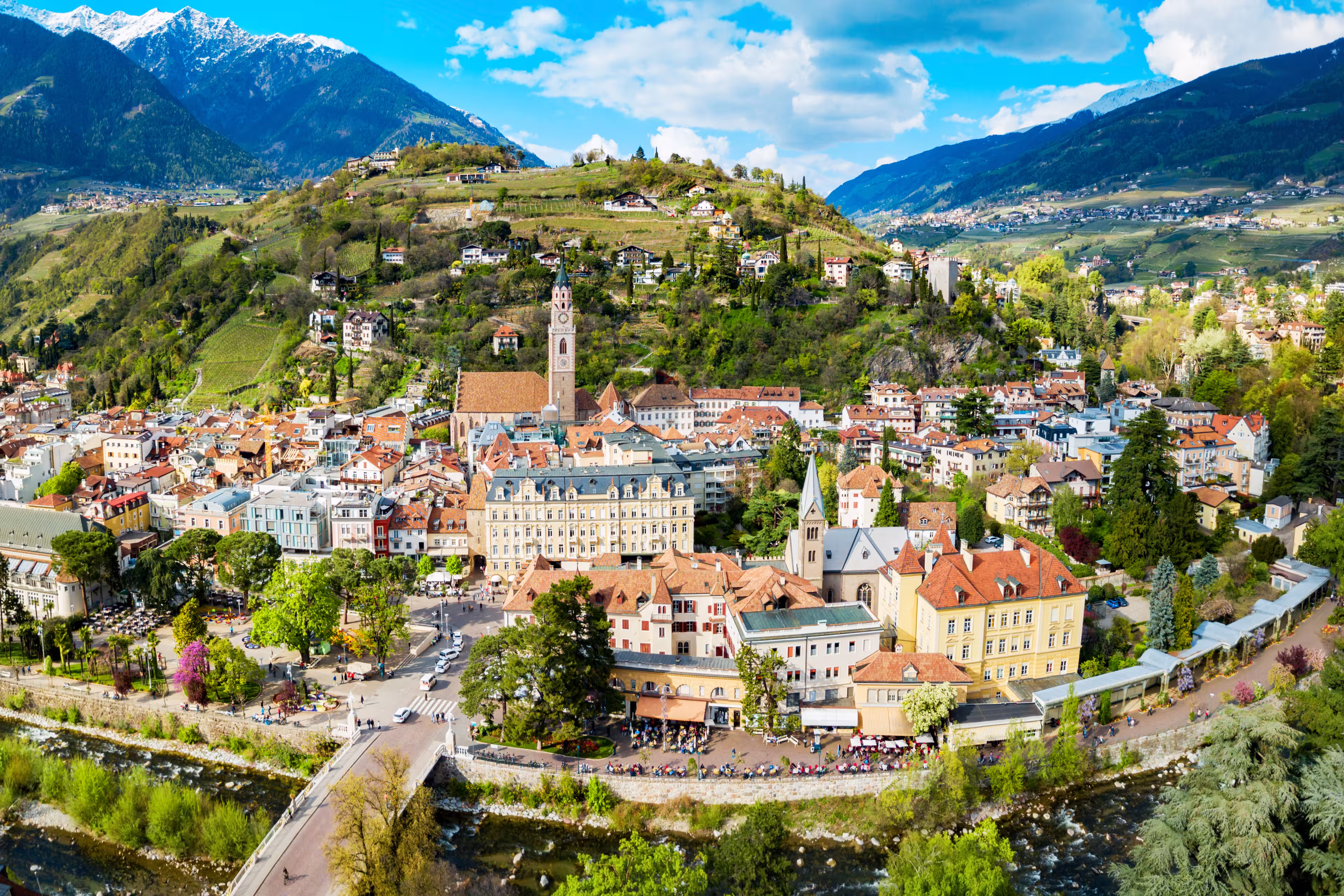 Panoramablick Meran