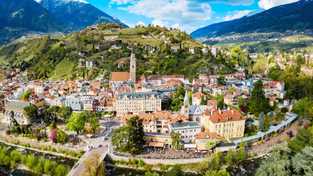 Panoramablick Meran