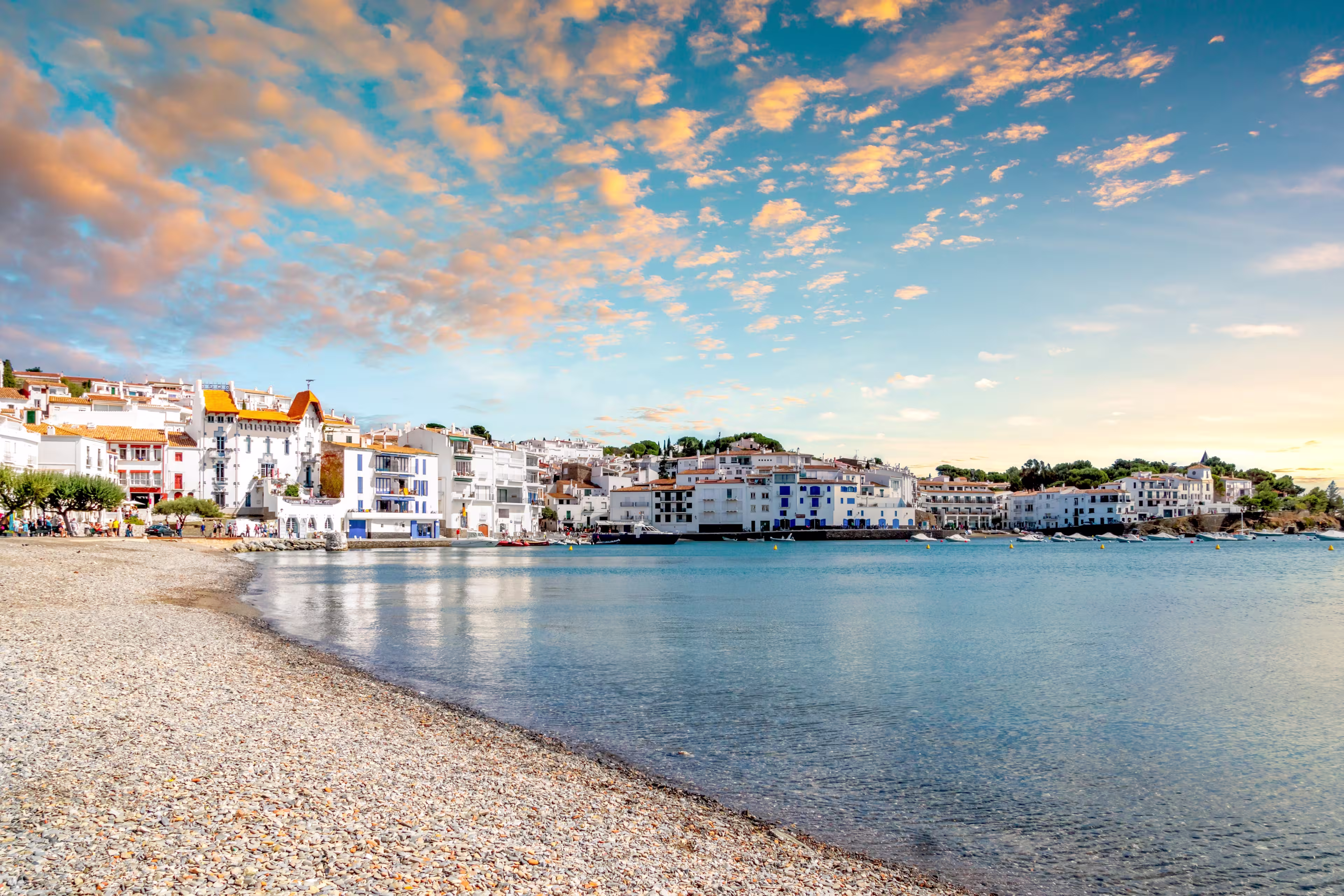 View over Cadaques, Costa Brava, Spain