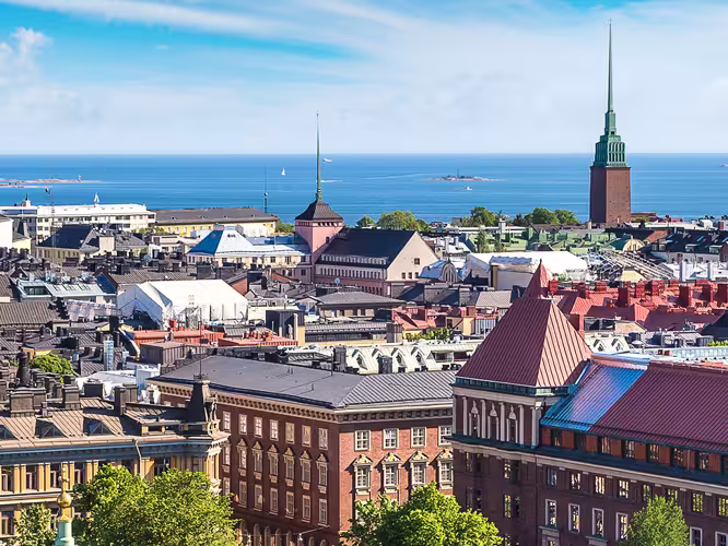 Intrepid Travel finland helsinki skyline banner