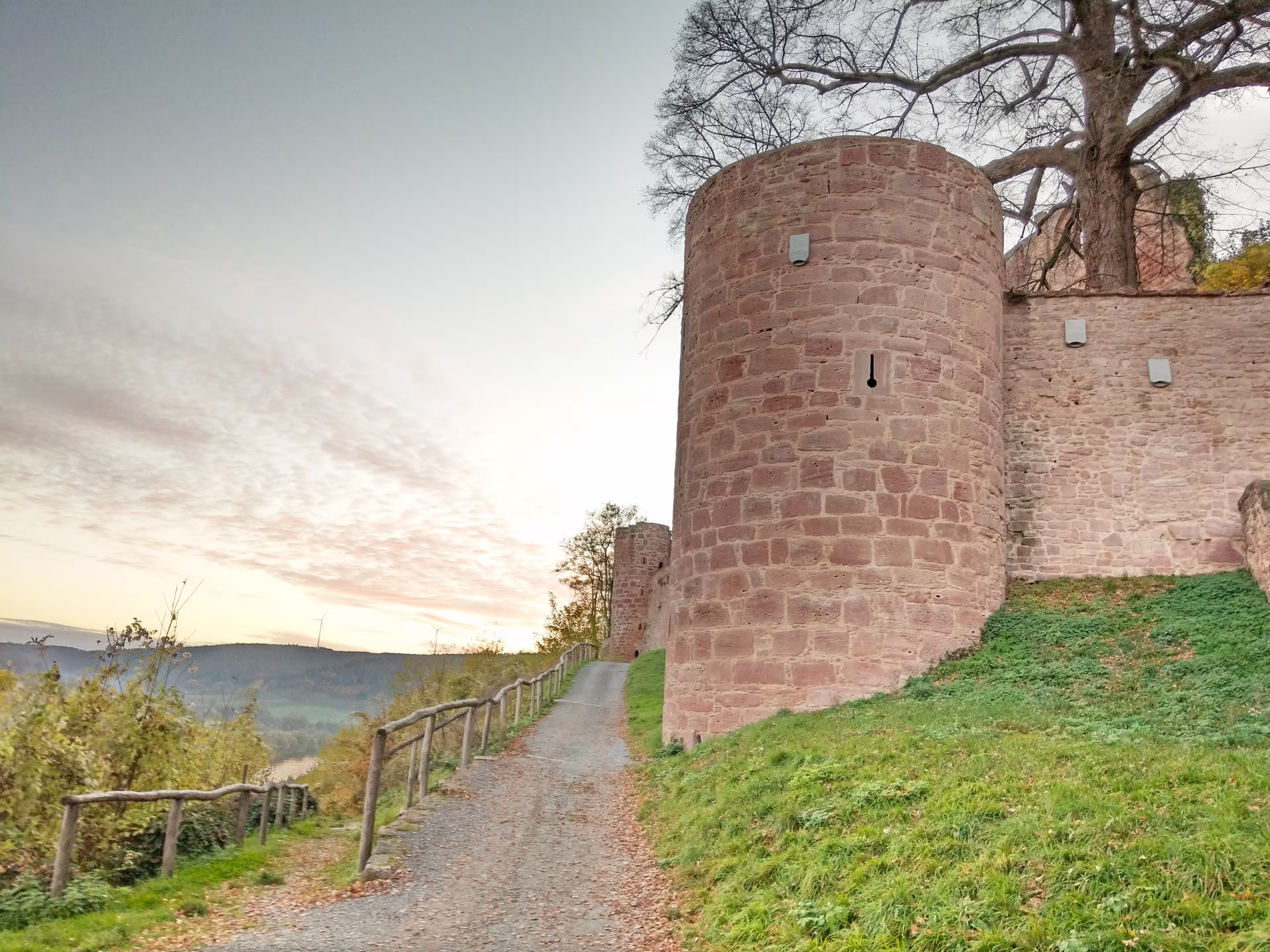 Burgmauer im Spessart