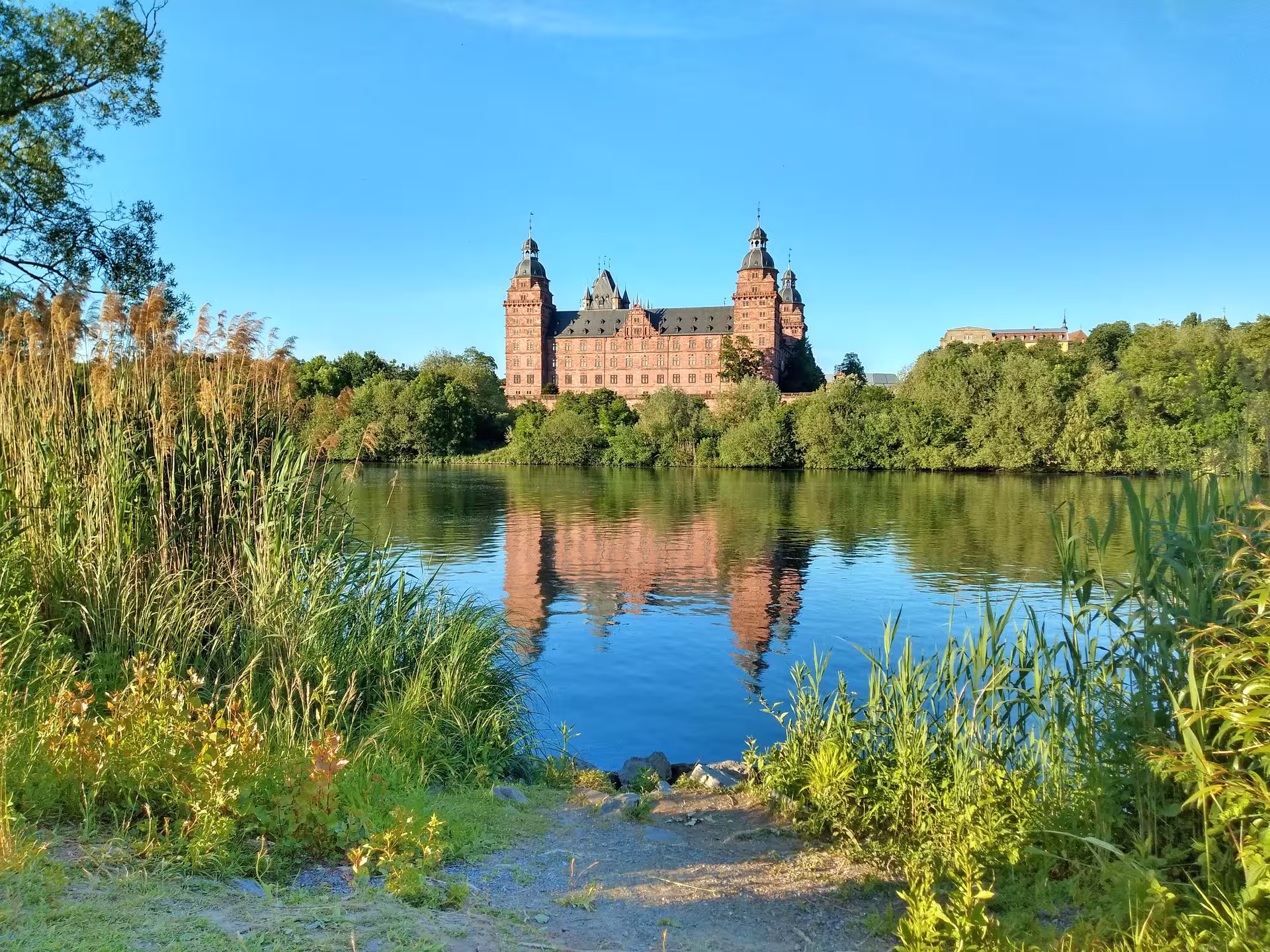 Schloss Johannisburg in Aschaffenburg im Spessart