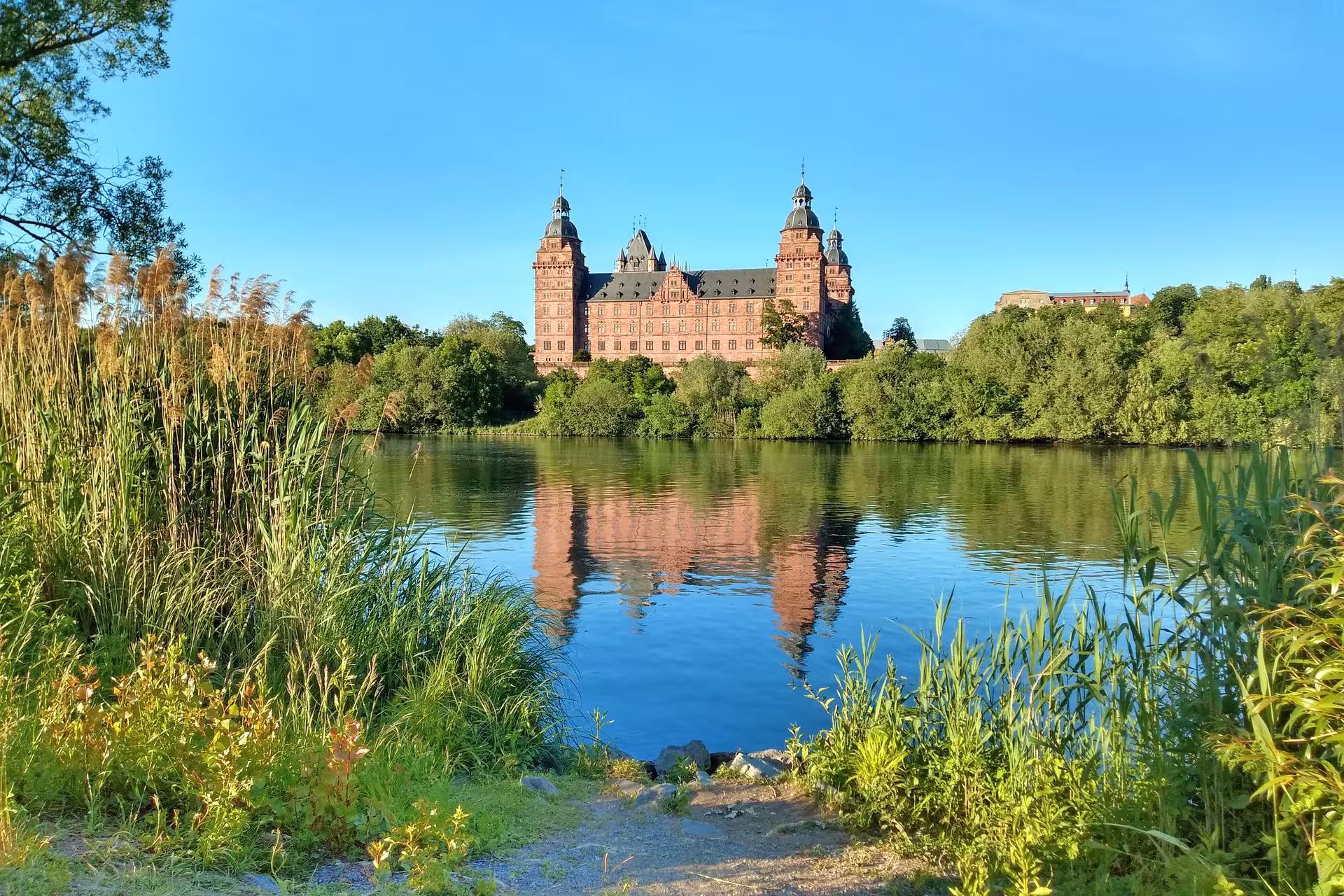 Schloss Johannisburg in Aschaffenburg im Spessart