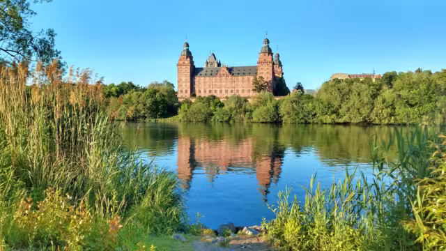 Schloss Johannisburg in Aschaffenburg im Spessart