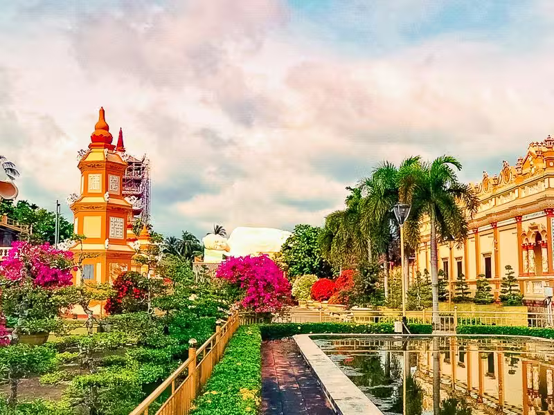 Tempel in Saigon