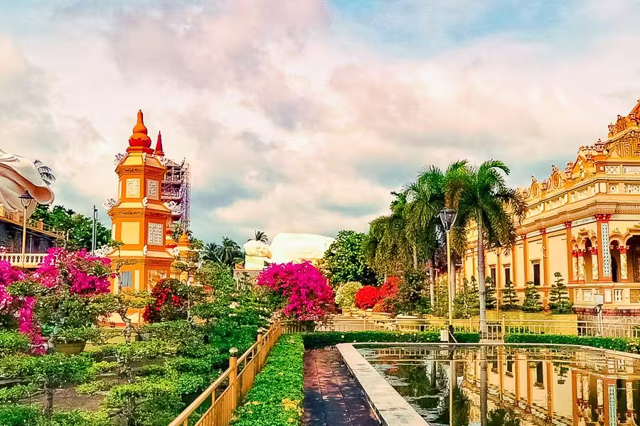 Tempel in Saigon