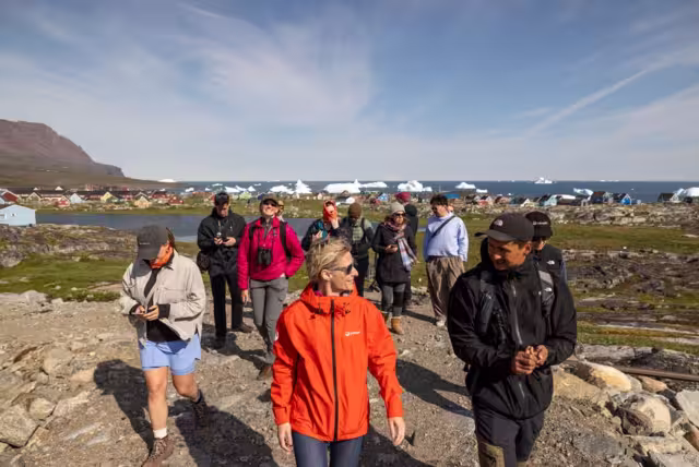Exploring Qeqertarsuaq town on Disko Island