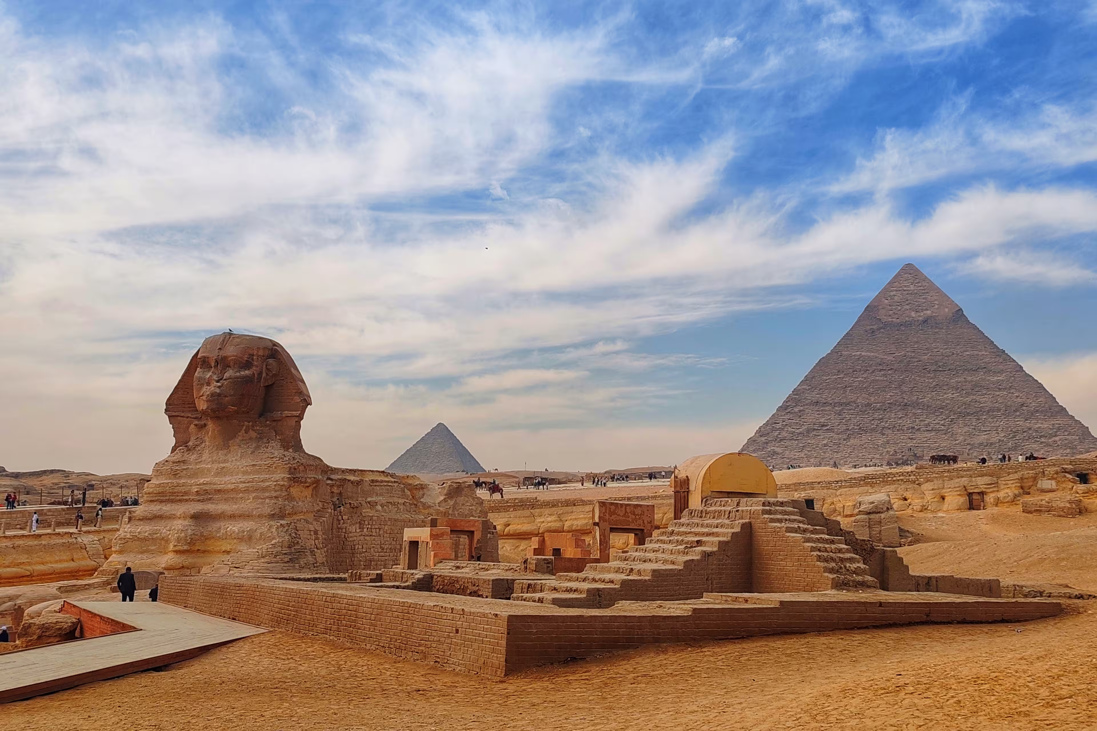 The Giza Pyramid Complex in Egypt