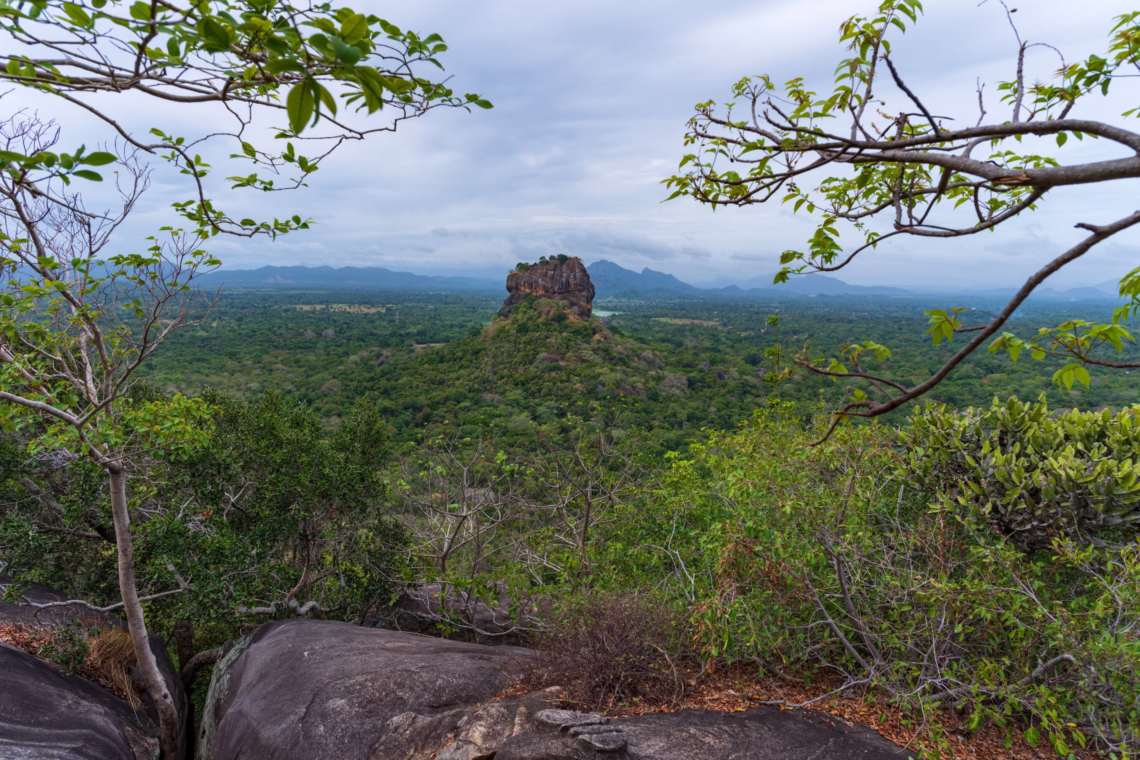 Sigiriya or Sinhagiri  is an ancient rock fortress located in the northern Matale District near the town of Dambulla in the Central Province, Sri Lanka.