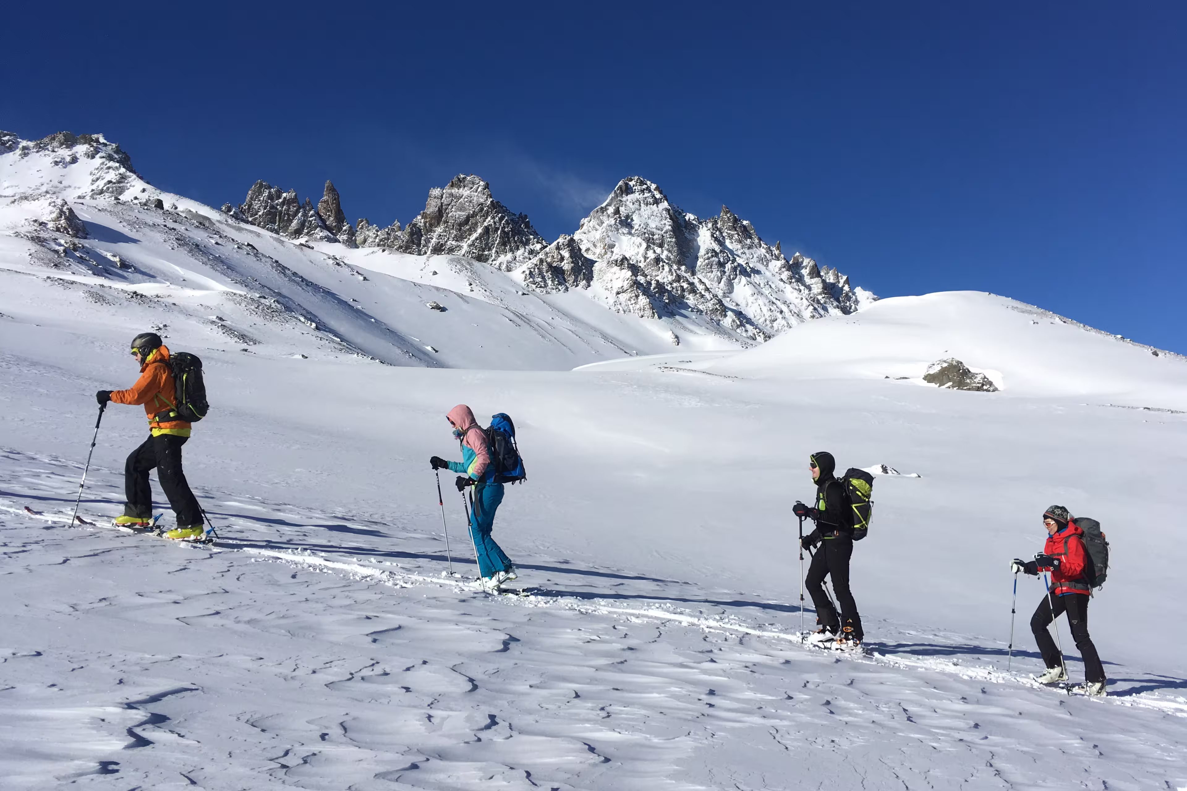 Kombinierter Tiefschnee- und Skitourenkurs in der Silvretta