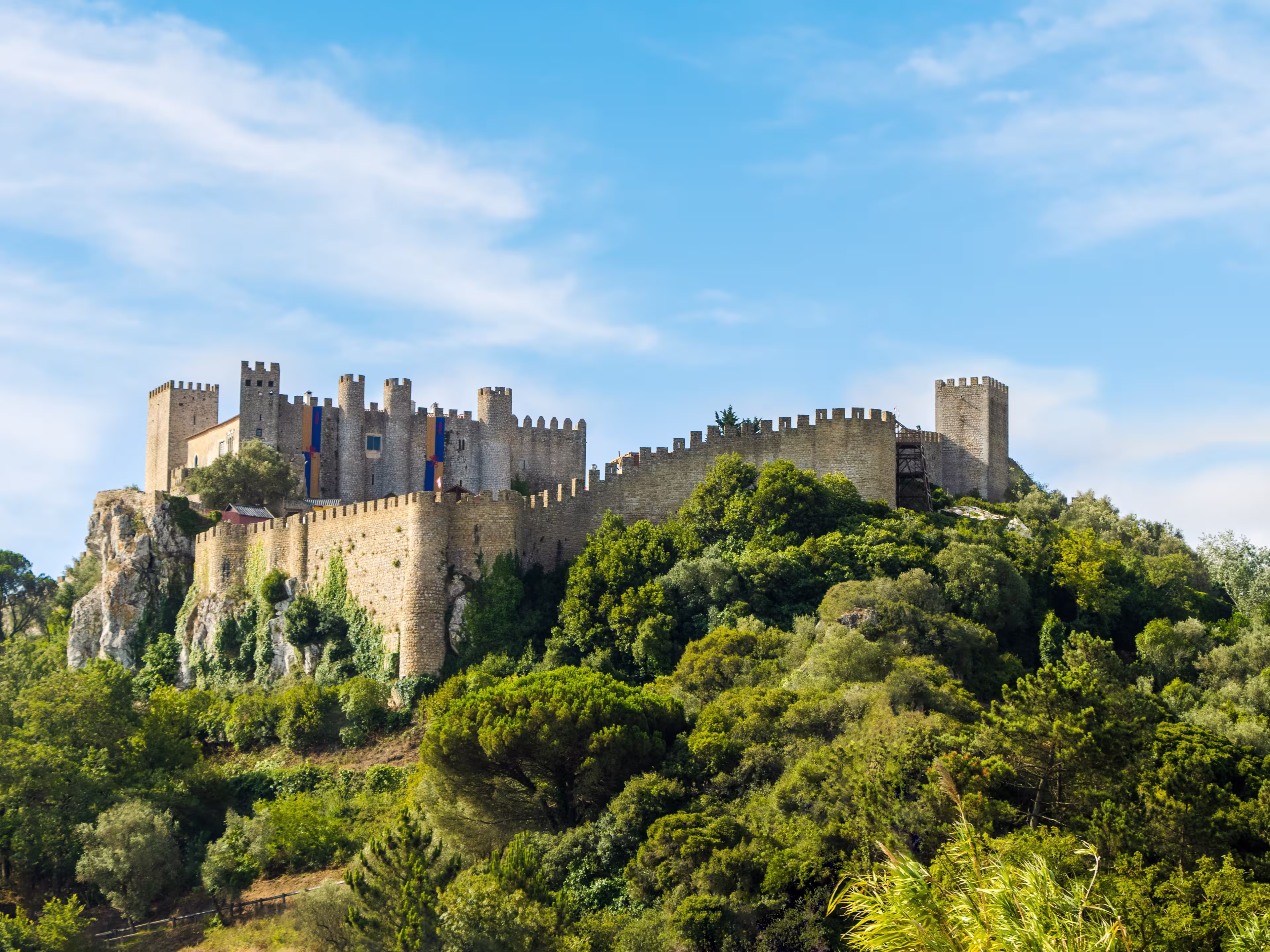 Medieval Castle In Óbidos Portugal