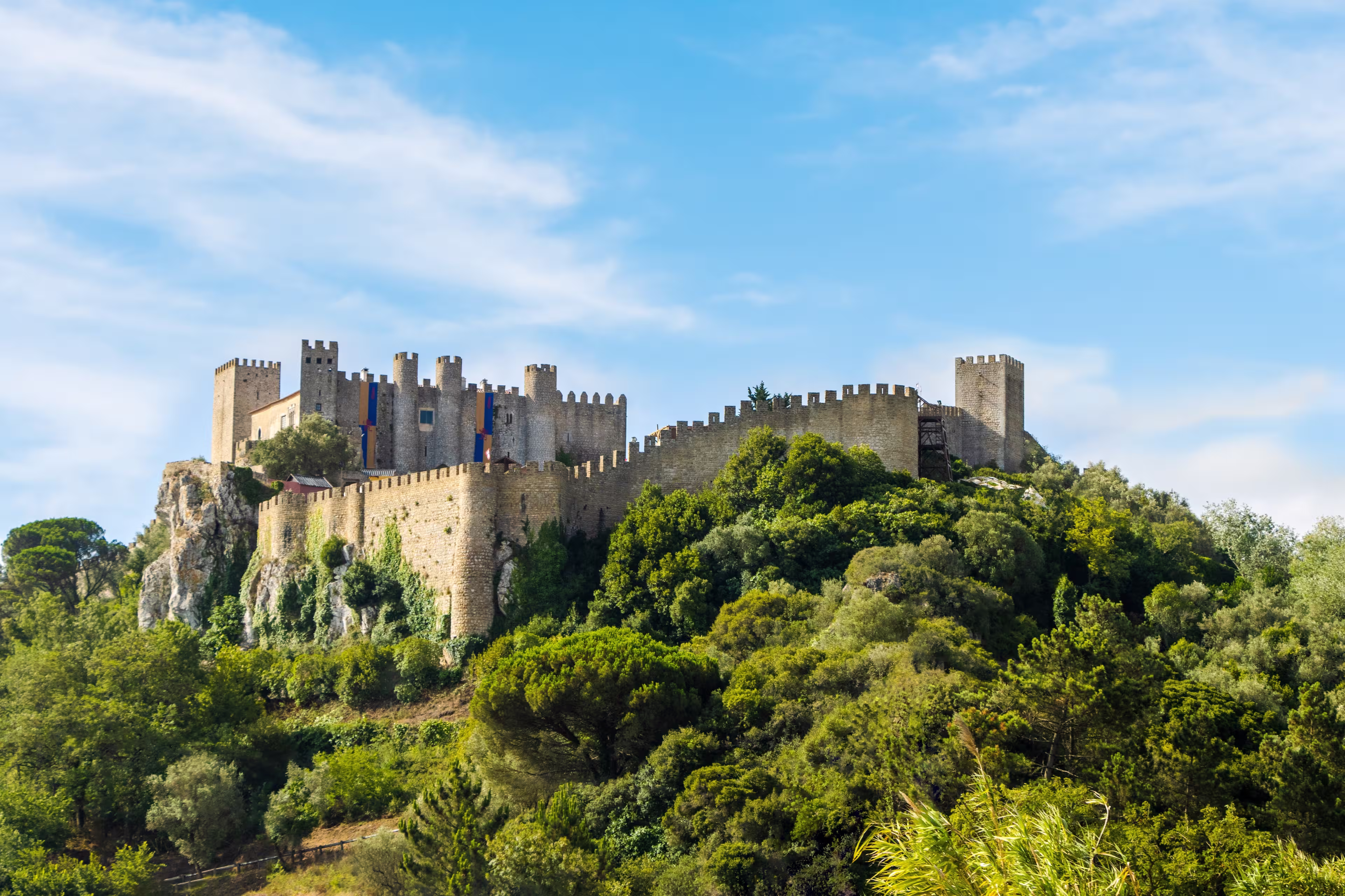 Medieval Castle In Óbidos Portugal