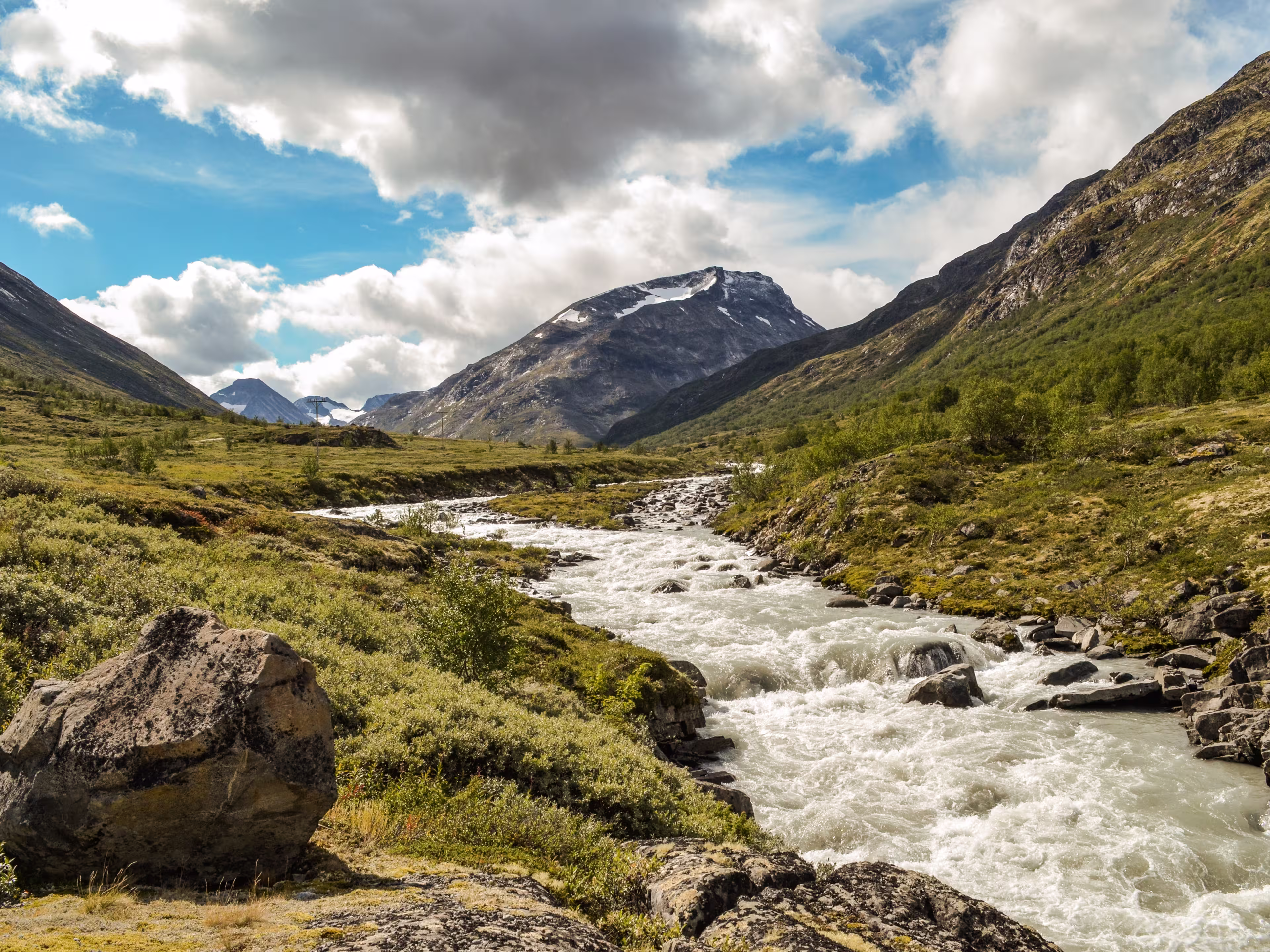 Wildfluss im Jotunheimen bei Spiterstulen