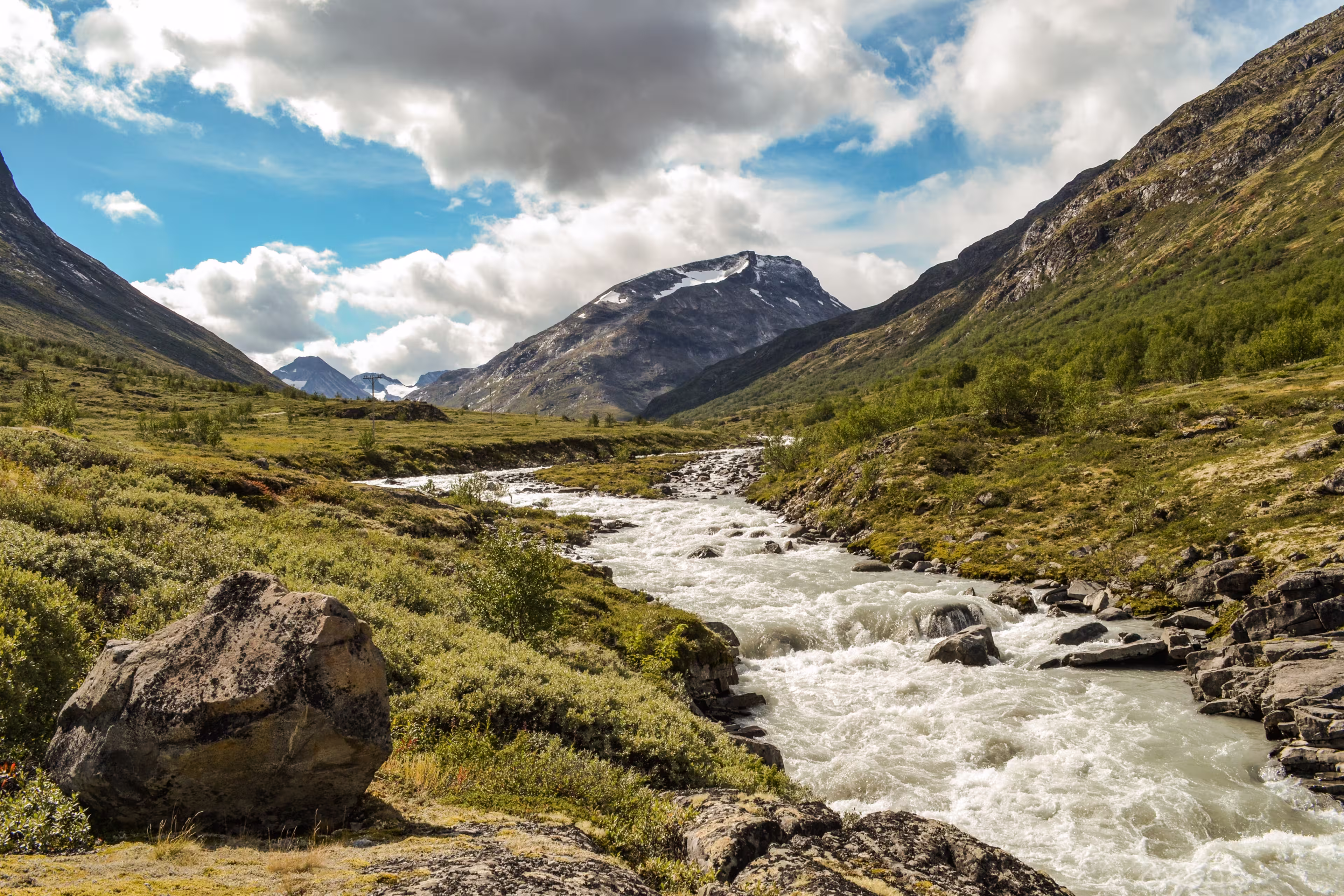Wildfluss im Jotunheimen bei Spiterstulen