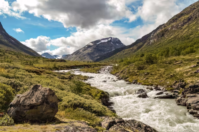 Wildfluss im Jotunheimen bei Spiterstulen