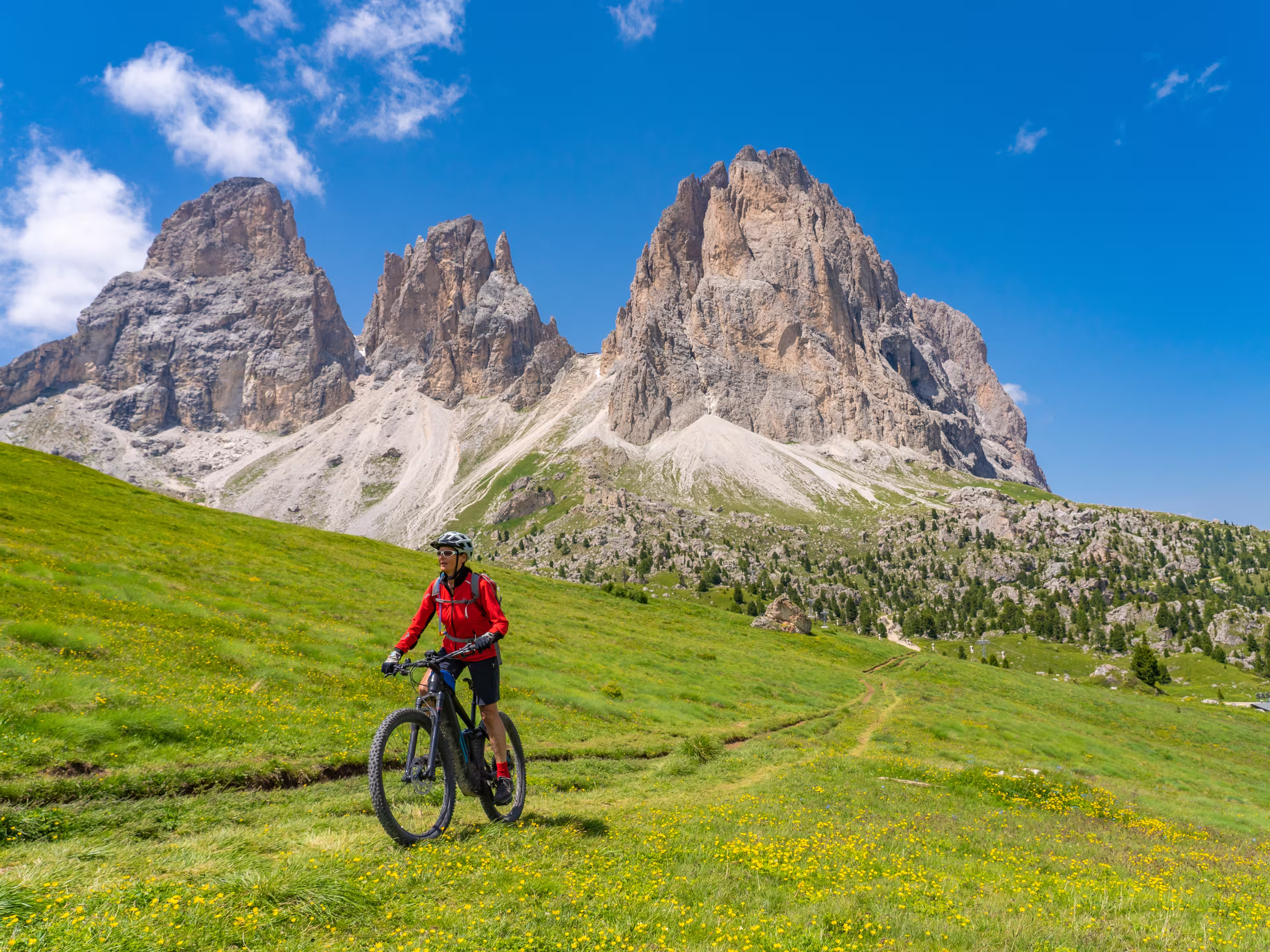Mountainbike in den Dolomiten, Südtirol