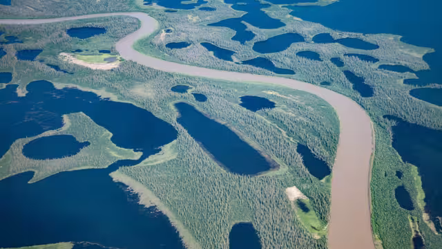McKenzie River Delta North of Inuvik