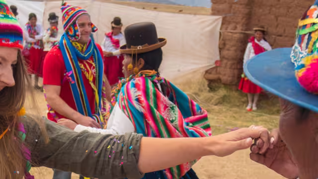 Peru Kusimayo ceremony dancing