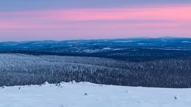 Finnish Lapland at winter
