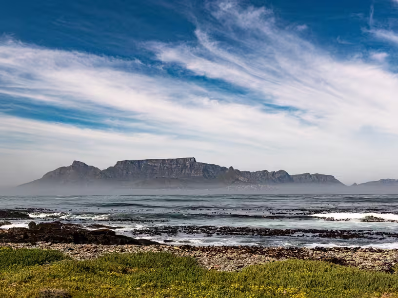 Cape Town, view from Robben Island (South Africa)