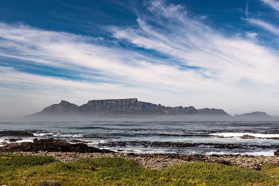 Cape Town, view from Robben Island (South Africa)