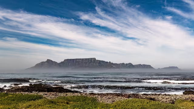 Cape Town, view from Robben Island (South Africa)