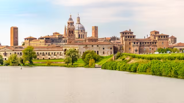 Blick auf die Stadt Mantua