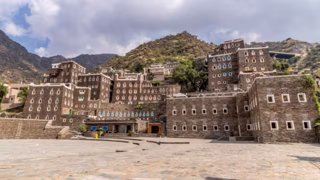 Rijal Almaa, an ancient village almost a millenium old, nestled in the mountains of Asir Province