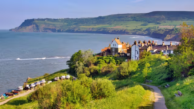 Blick auf Robin Hoods Bay