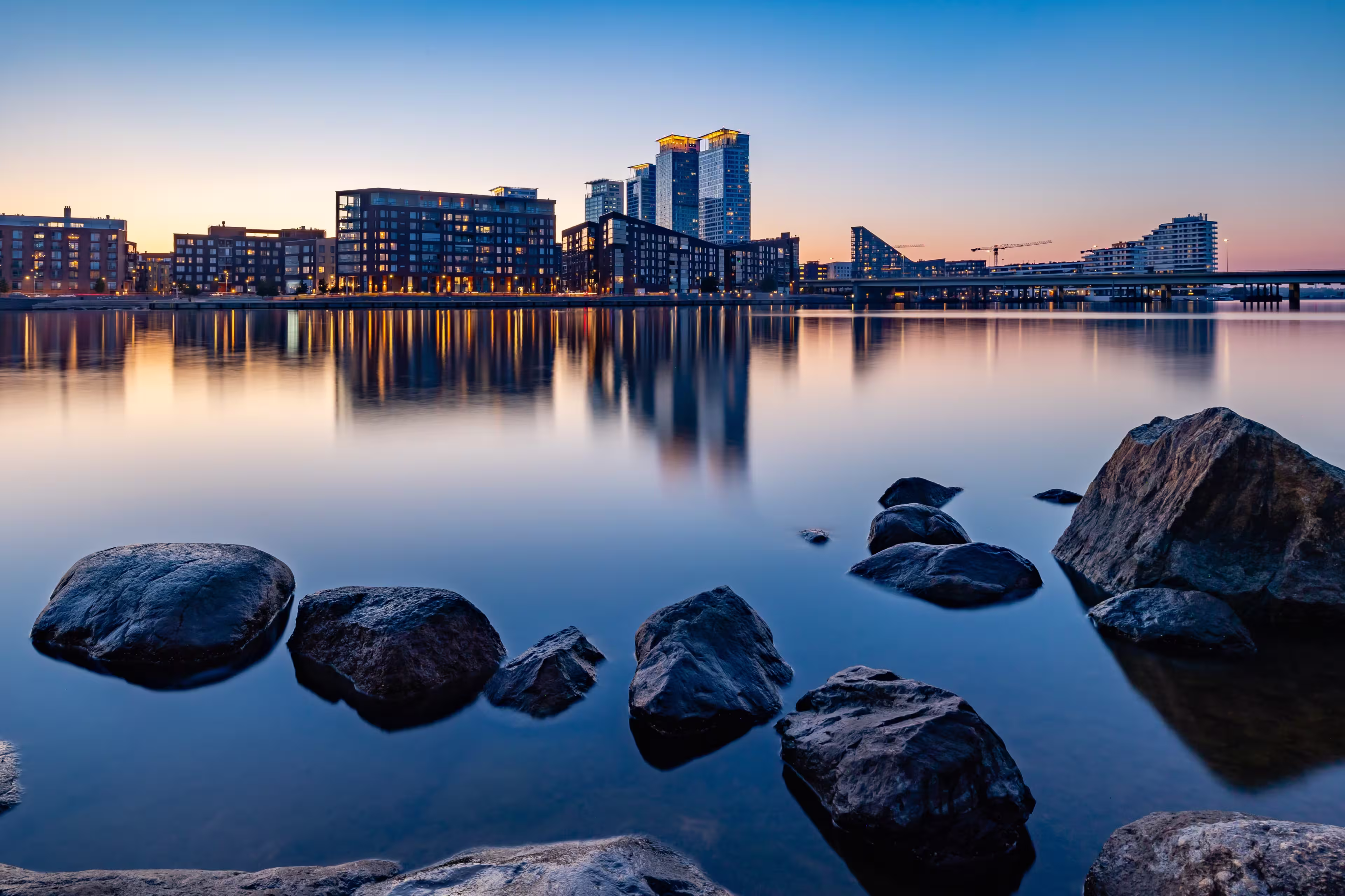 Beautiful summer cityscape. Helsinki. Finland