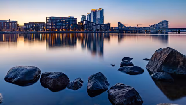Beautiful summer cityscape. Helsinki. Finland