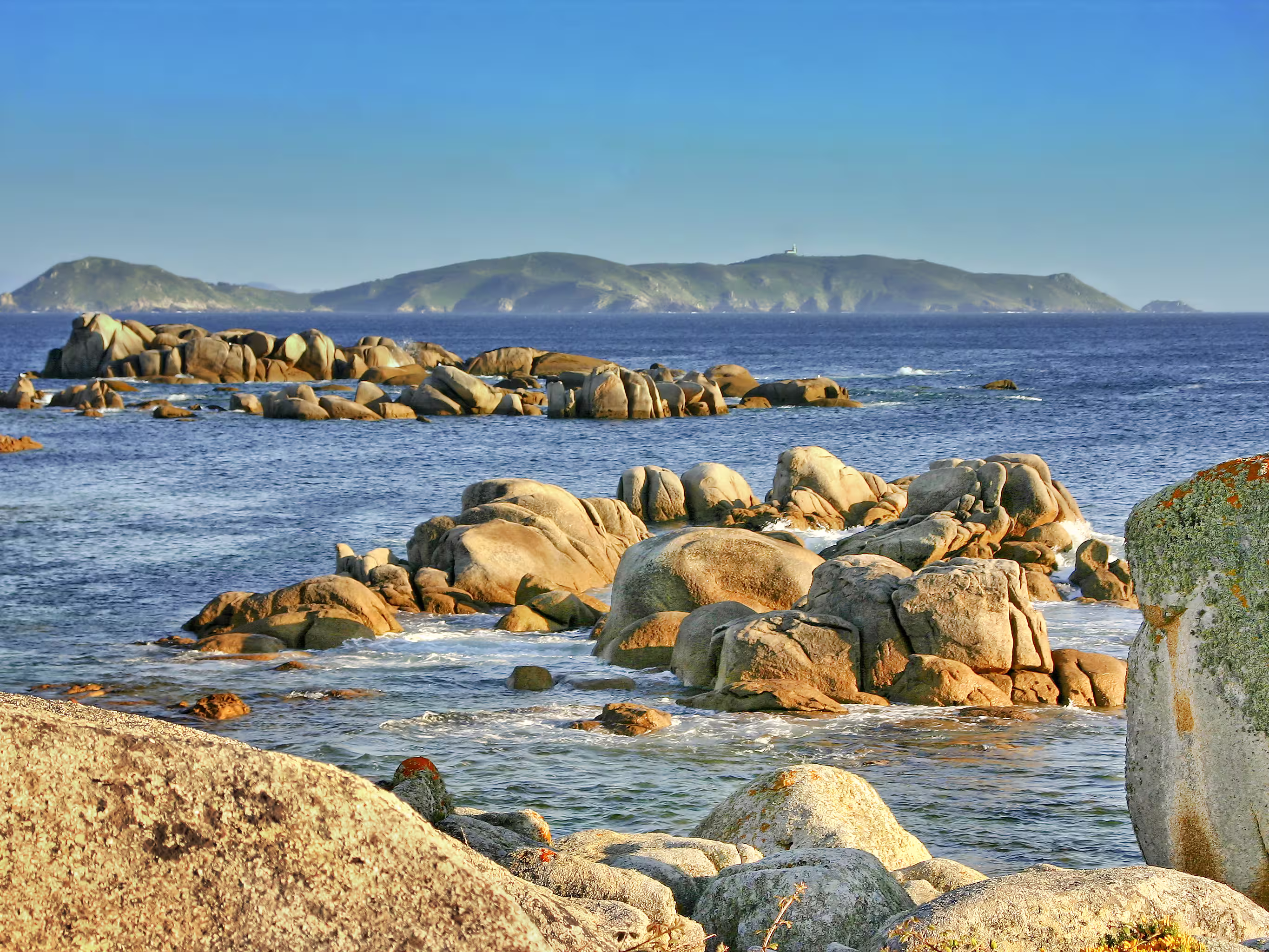 Ons Island from Pedras Negras, O Grove, Pontevedra.