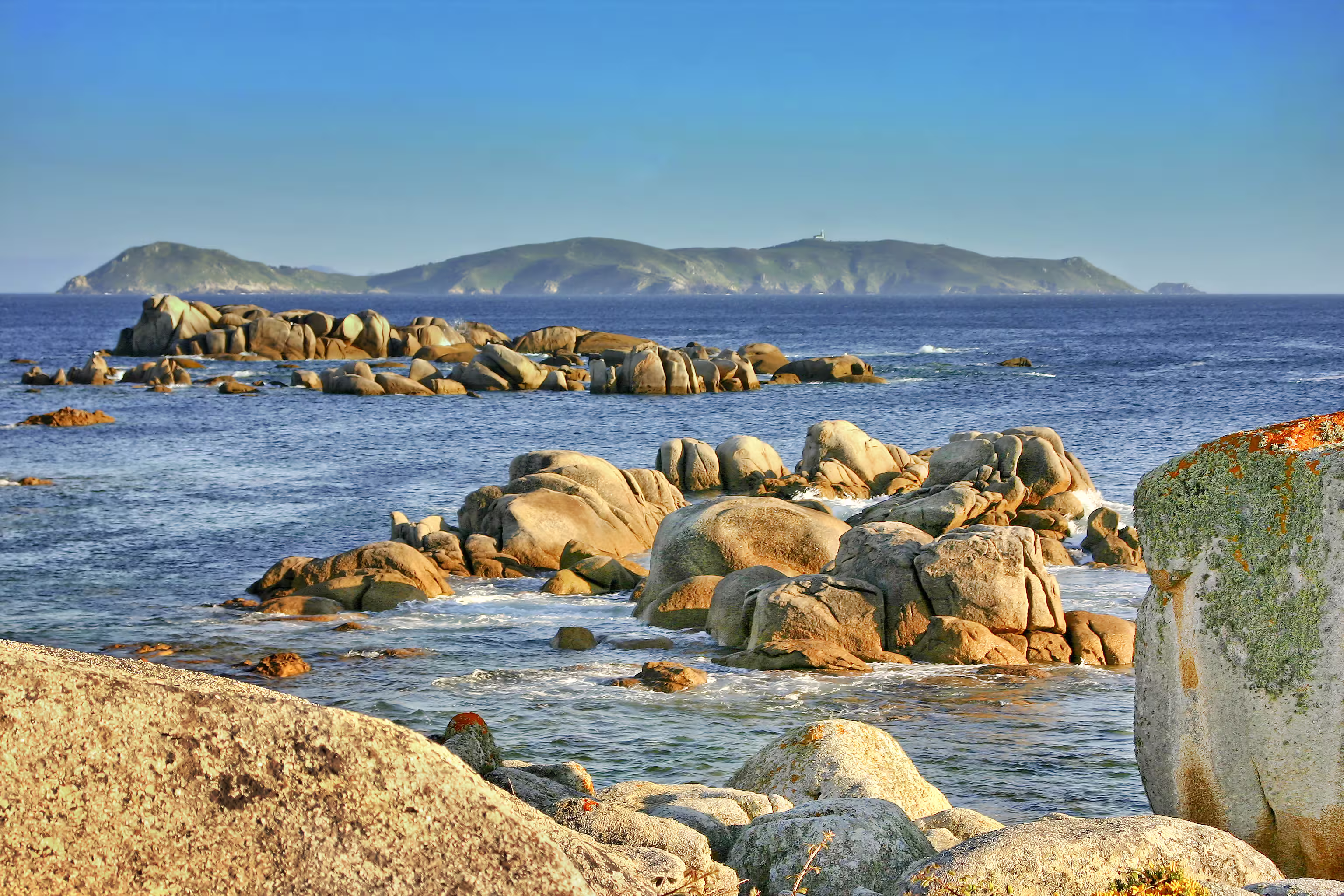 Ons Island from Pedras Negras, O Grove, Pontevedra.
