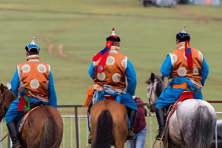 Naadam festival horse race, annual festival in Mongolia Ulaanbaatar