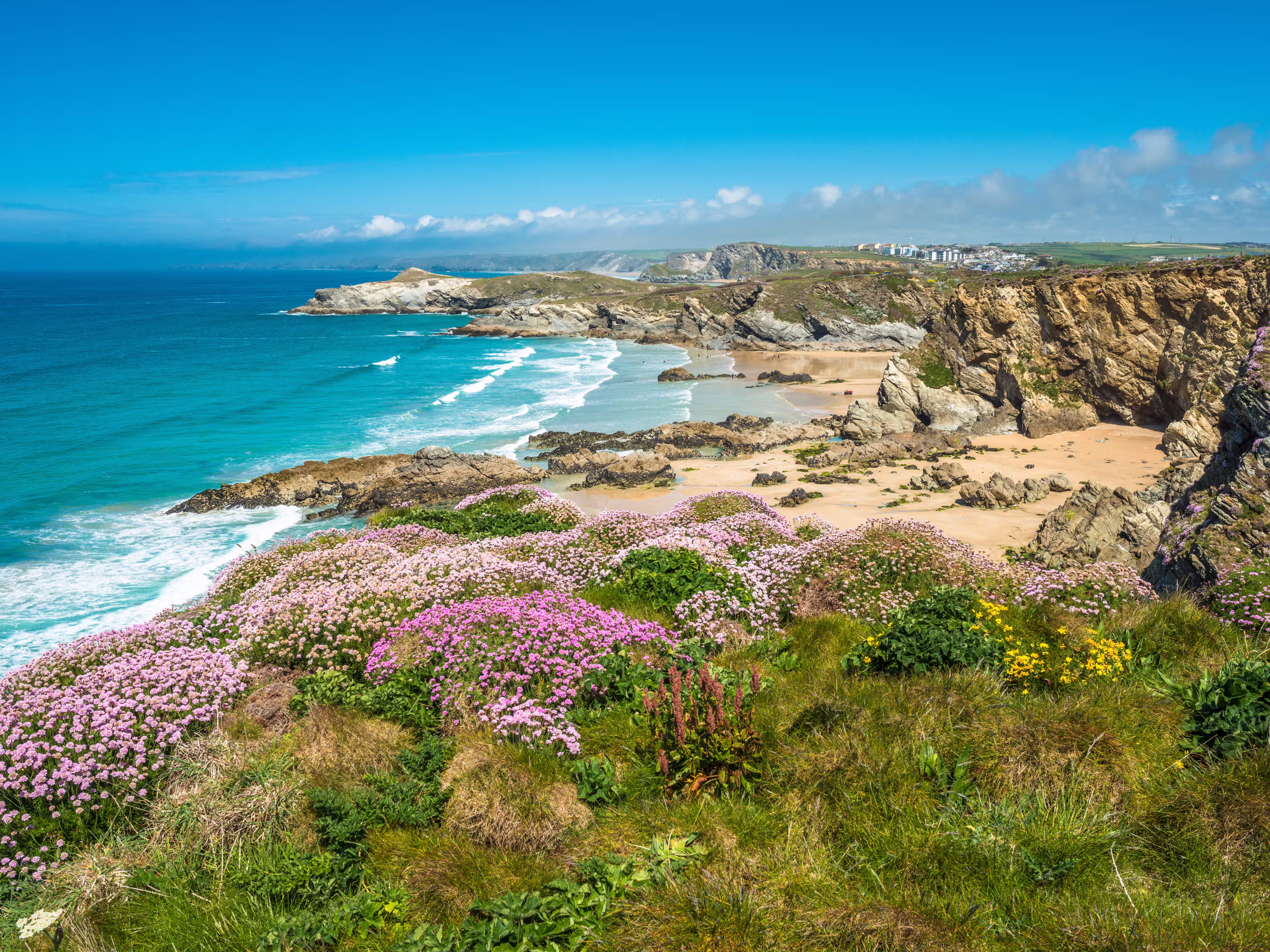 Klippen im Norden von Cornwall